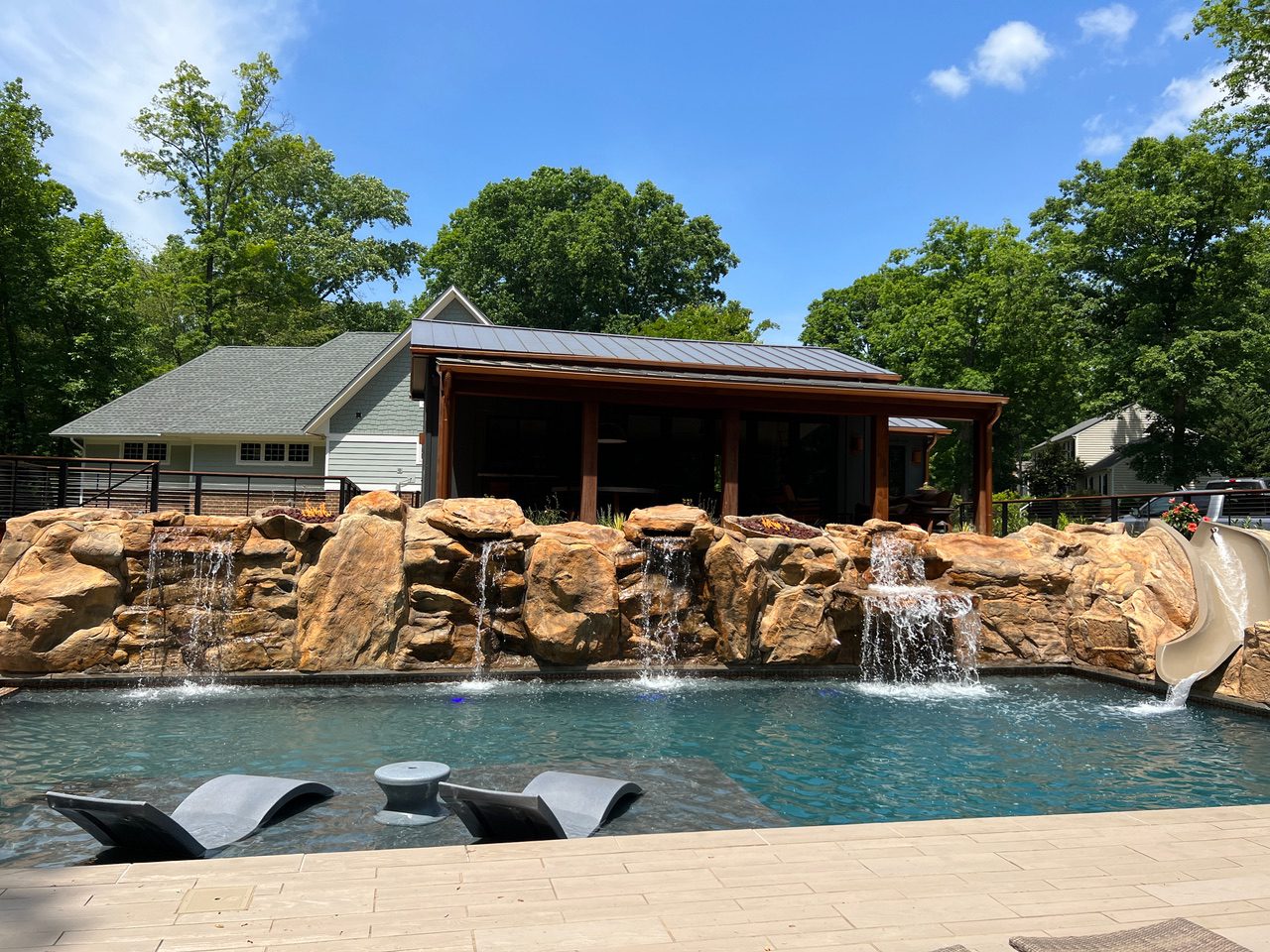 Resort-style outdoor living
