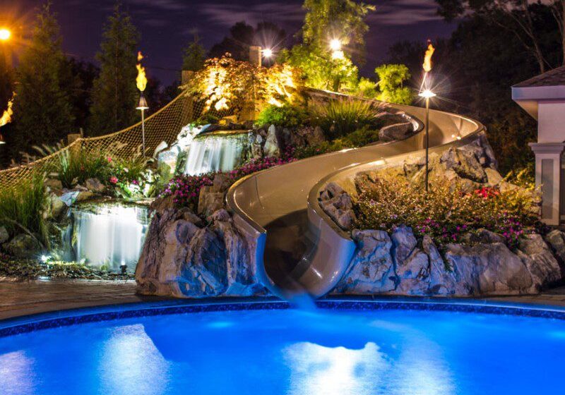 Pool Waterfall Grotto